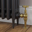 T-MAN-038-AG-UB-PIP-LS00 - Rufford Traditional Manual Angled Unlacquered Brass Radiator Valves with Sleeves T-MAN-038-AG-UB-PIP-LS00 - Rufford Traditional Manual Angled Unlacquered Brass Radiator Valves with Sleeves
